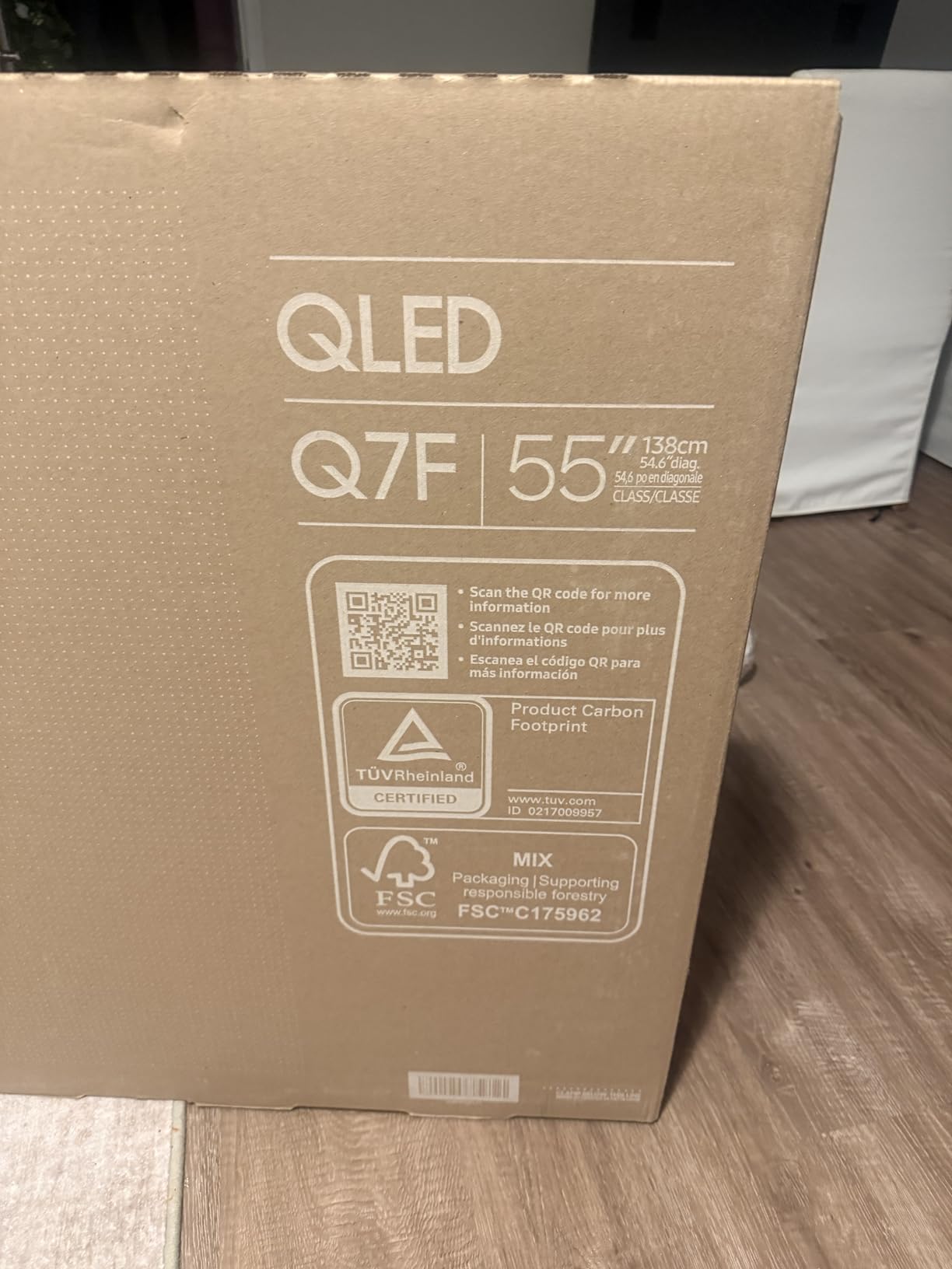 Samsung 98-Inch Class QLED Q7F Series Samsung Vision AI Smart TV (2025 Model, 98Q7F) Quantum HDR, Object Tracking Sound Lite, Q4 AI Gen1 Processor, 4K upscaling, Gaming Hub w/Alexa Built-in customer photo 2