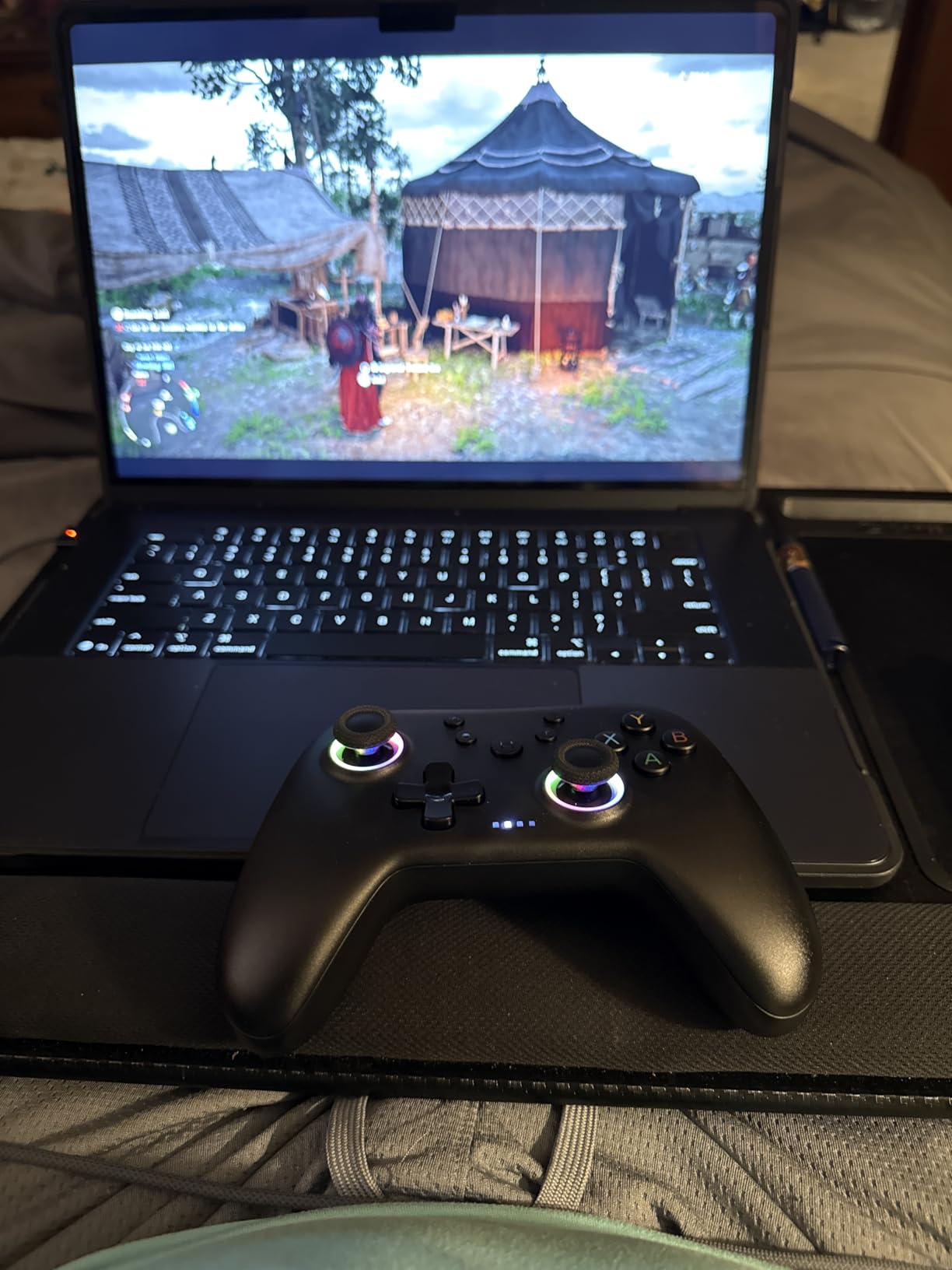 AceGamer Aurora II 2.4G Wireless Bluetooth Controller for PC/Android/Switch/iOS/Switch 2/Steam Deck with Rotary Motors, RGB Hall Effect Joysticks customer photo 1