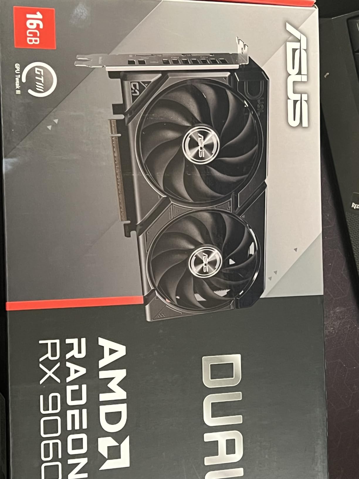 ASUS Dual Radeon RX 9060 XT 16GB GDDR6 Gaming Graphics Card | PCIe 5.0, HDMI 2.1b, DisplayPort 2.1a, 2.5-slot design, Axial-tech Fans, 0dB Technology customer photo 2