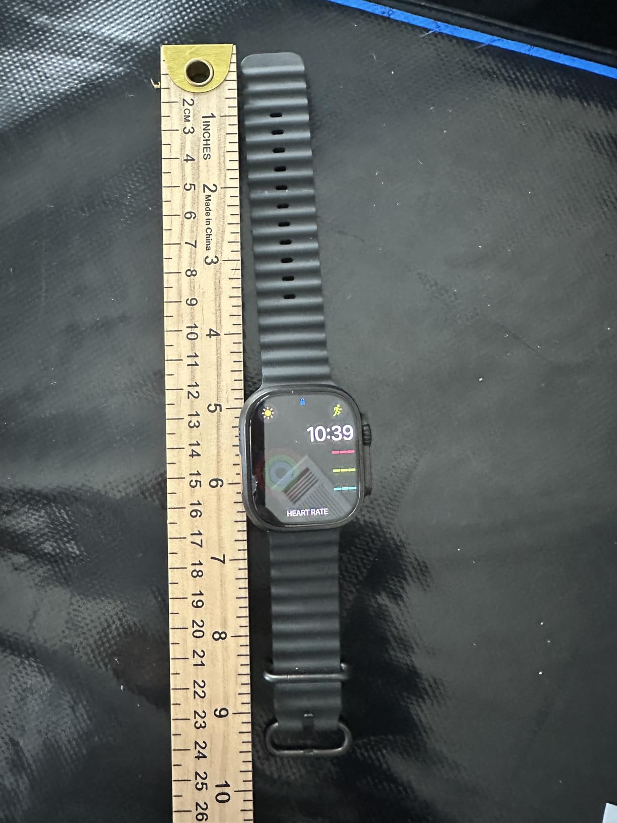 Apple Watch Ultra 3 [GPS + Cellular 49mm] Running & Multisport Smartwatch with Rugged Titanium Case with Black Ocean Band. Satellite Communications, Advanced Health & Fitness Tracking customer photo 1