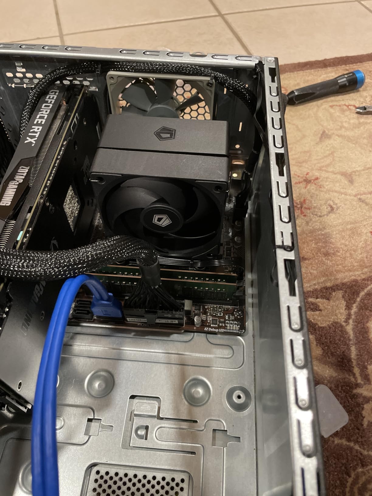 ID-COOLING SE-903-XT V2 Black CPU Air Cooler, 100mm PWM Fan, Direct Touch Heatpipes, Compact Tower Design, Low Noise, Intel & AMD Compatible customer photo 2