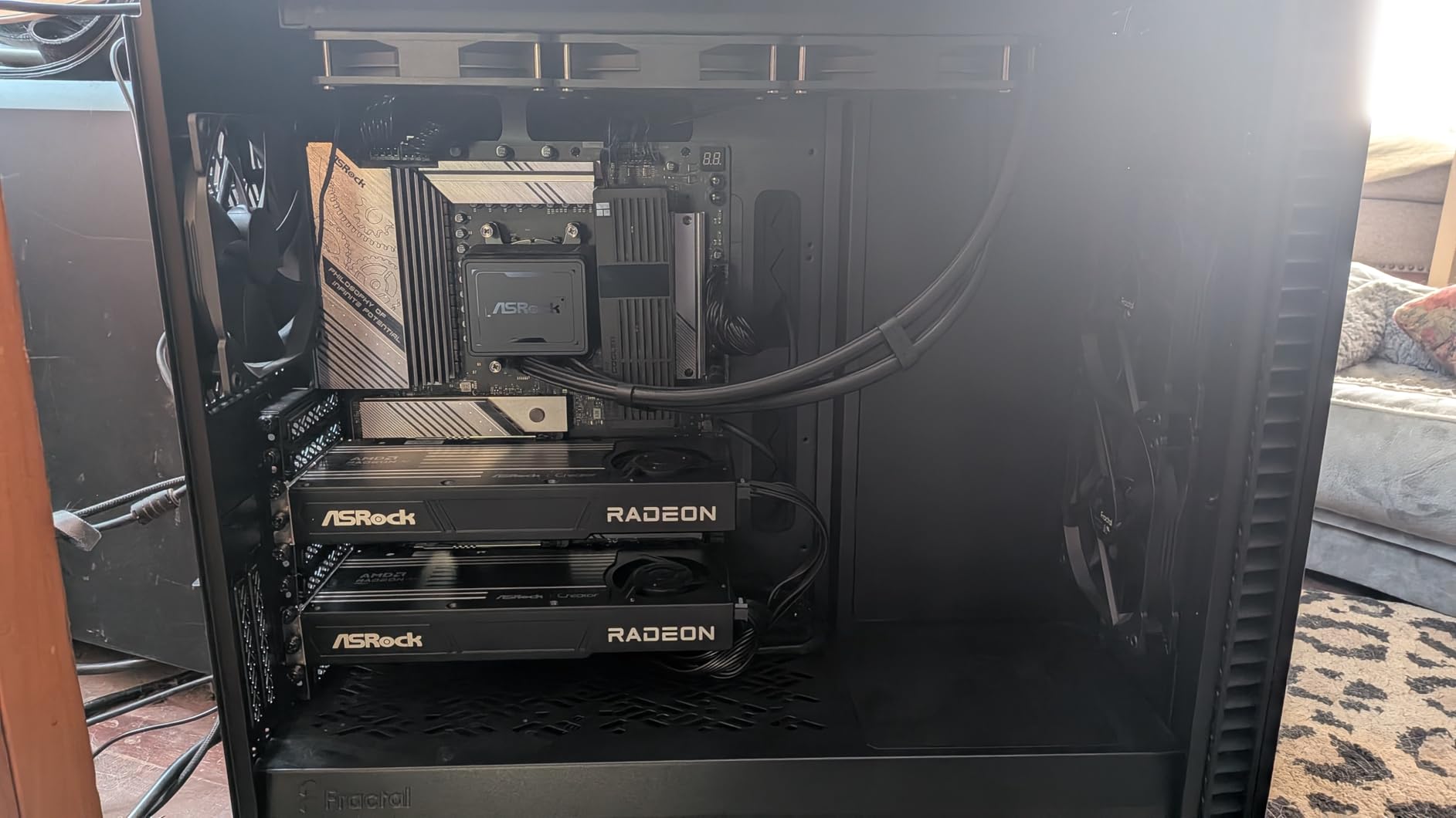 ASRock Radeon AI PRO R9700 Creator 32GB Professional Graphics Card, 2920 MHz Boost Clock, GDDR6, AMD RDNA 4, AI-Accelerators, DisplayPort 2.1a, PCIe 5.0, Blower Cooler customer photo 1