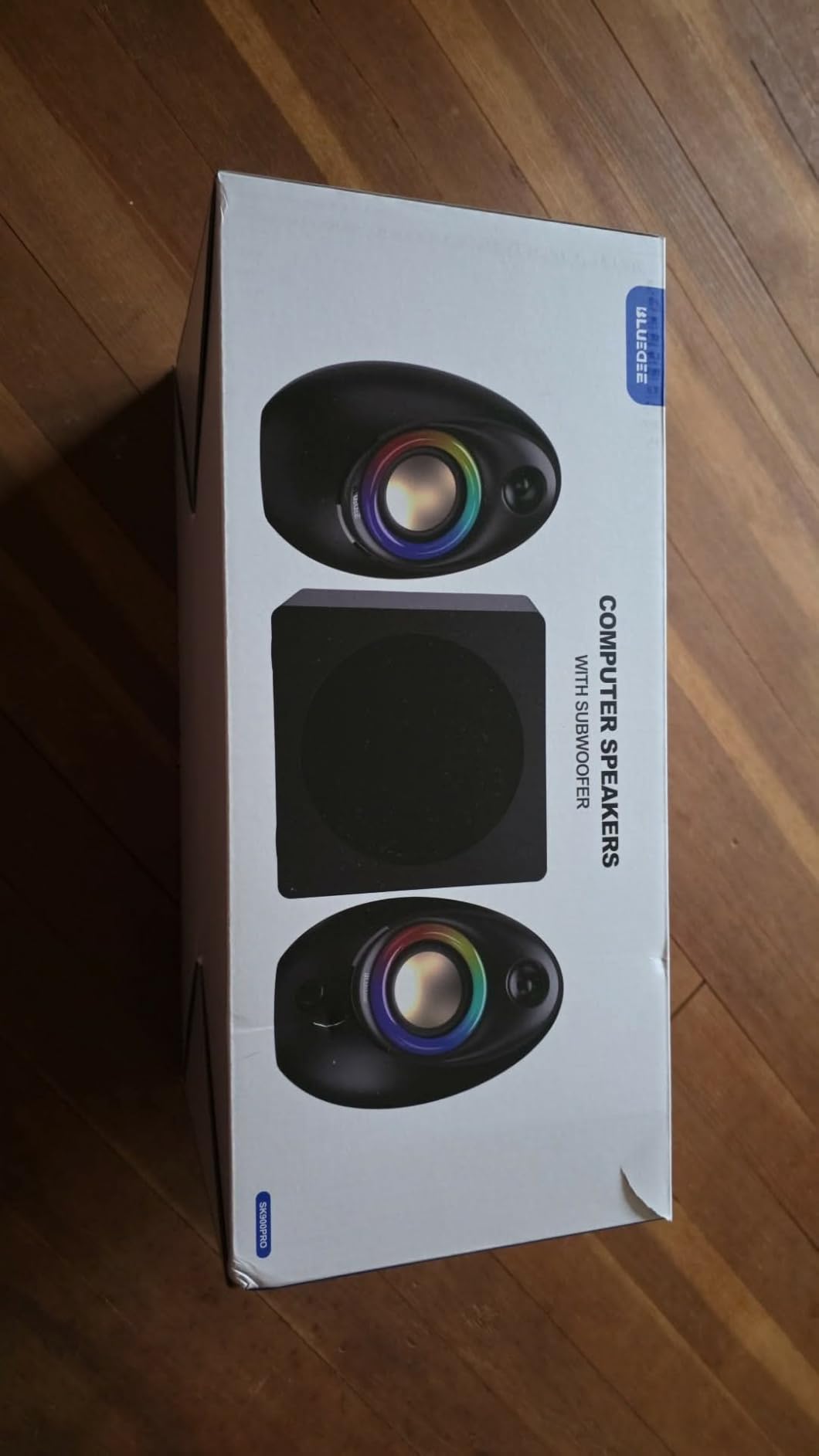 Bluedee Computer Speakers with Subwoofer, 2.1 PC Speakers with Deep Bass and 80W Peak Power, Adapter Powered, Bluetooth 5.4 & USB/USB-C/AUX-in, RGB Desktop Speakers for Computer, Laptop, Monitor customer photo 2