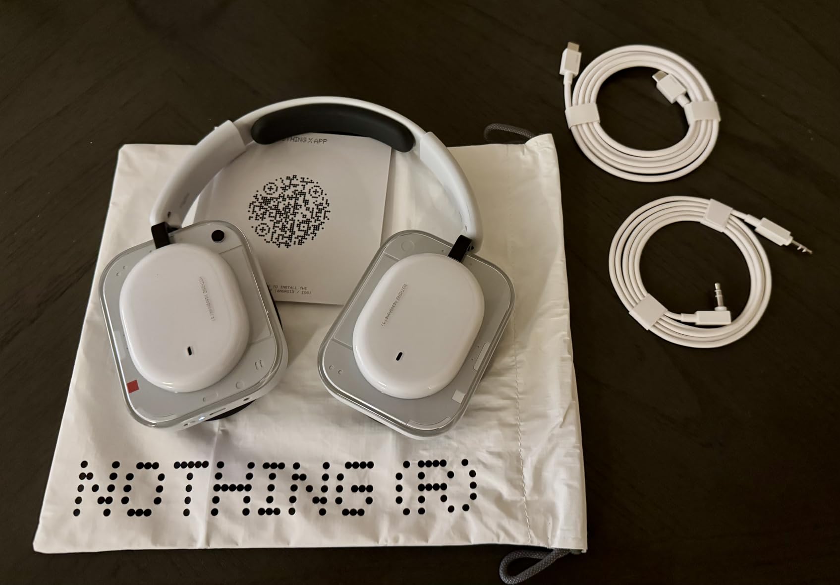 Nothing Headphone (a) 2026 New, Adaptive Active Noise Cancelling Headphones, Wireless Over Ear Bluetooth 5.4 ANC Headset with LDAC Hi-Res, 5 HD Mics Ultra Bass via APP, 135 Hours Playtime, Yellow customer photo 1