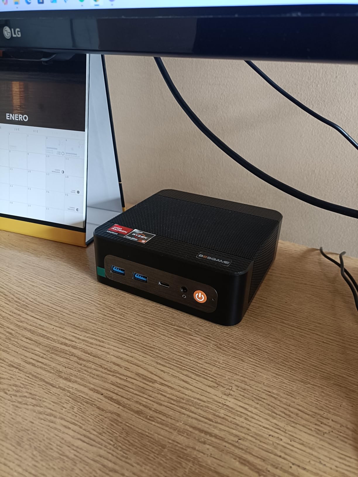 BOSGAME P4 Ultra Mini PC Gaming, Ryzen 7 7730U, 16GB RAM 1TB NVMe SSD Mini Computers, Dual 2.5G LAN, Wi-Fi 6E, BT5.2, 4K Triple Display HDMI | DP | Type-C, Home Office Business customer photo 1
