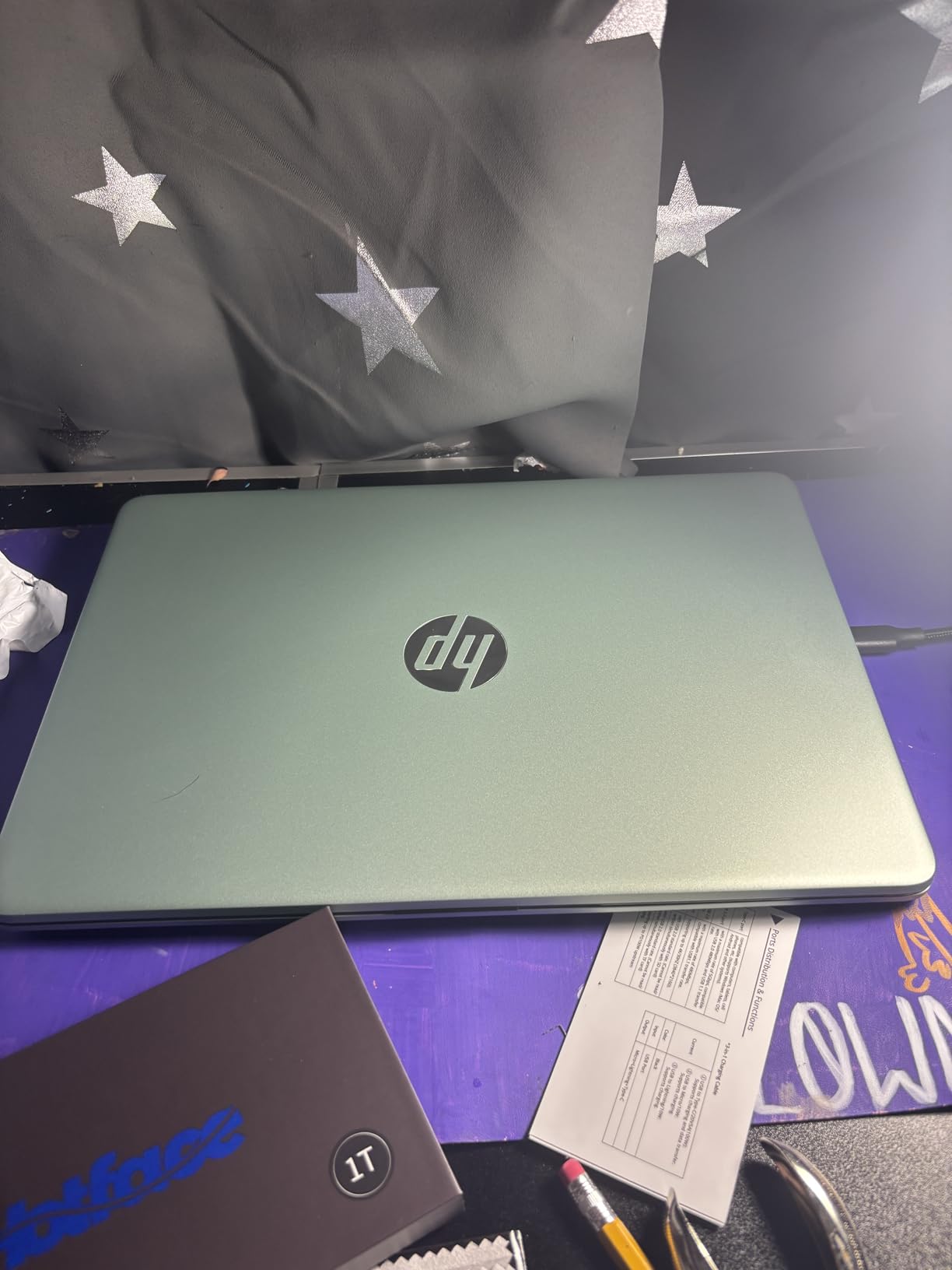 HP 14-inch Ultra Light Laptop, Intel Processor N150, 16GB RAM, 416GB Storage, Wi-Fi 6, Windows 11 customer photo 1