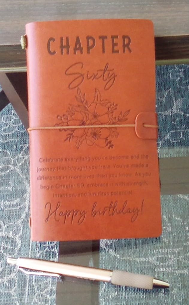 PRSTENLY 80th Birthday Gifts for Women, 140 Page Refillable Leather Journal 80th Birthday Gift for Her, 80 Year Old Birthday Gift for Mom Wife Grandma Aunt Nana Mother In Law Females customer photo 2
