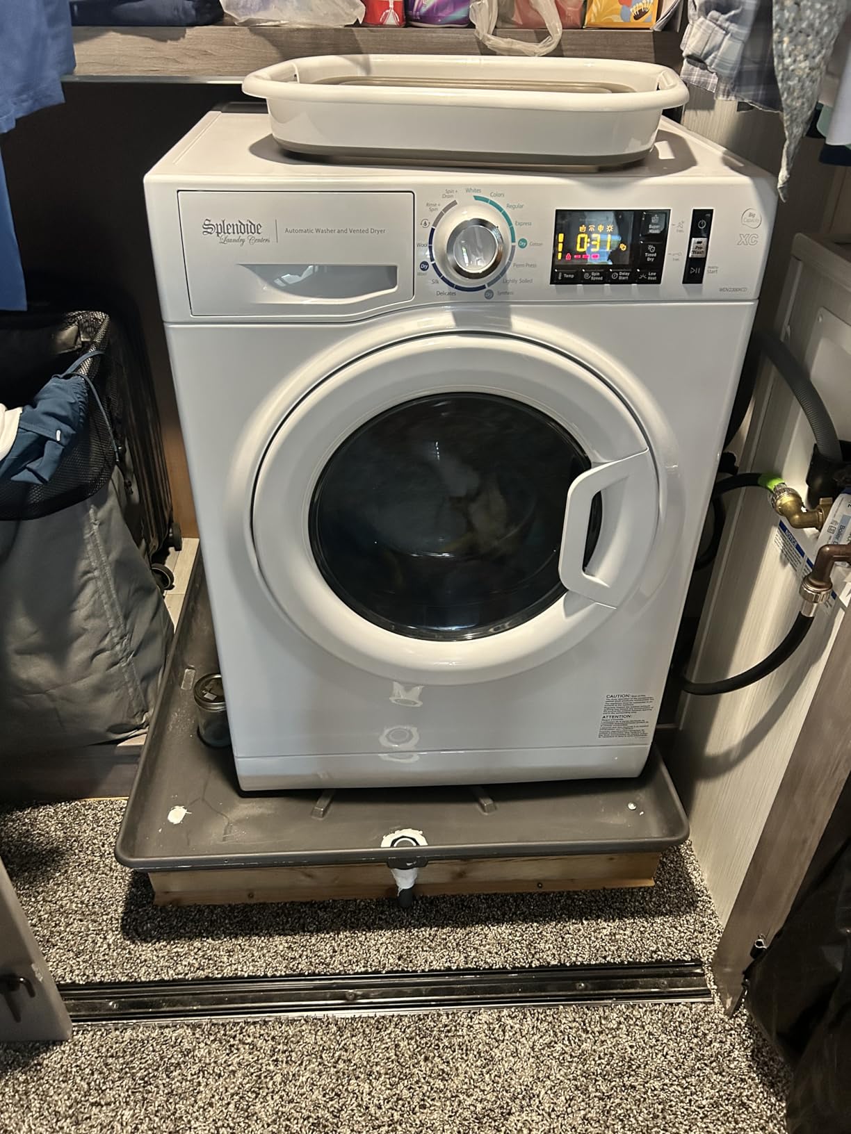 Splendide Washer Dryer Combo for RV - Vented 15lb All-in-One Compact Unit with Complete Vent Kit & Detergent - WDV2200XCD for Marine, Boat, Apartment & Tiny Home customer photo 1