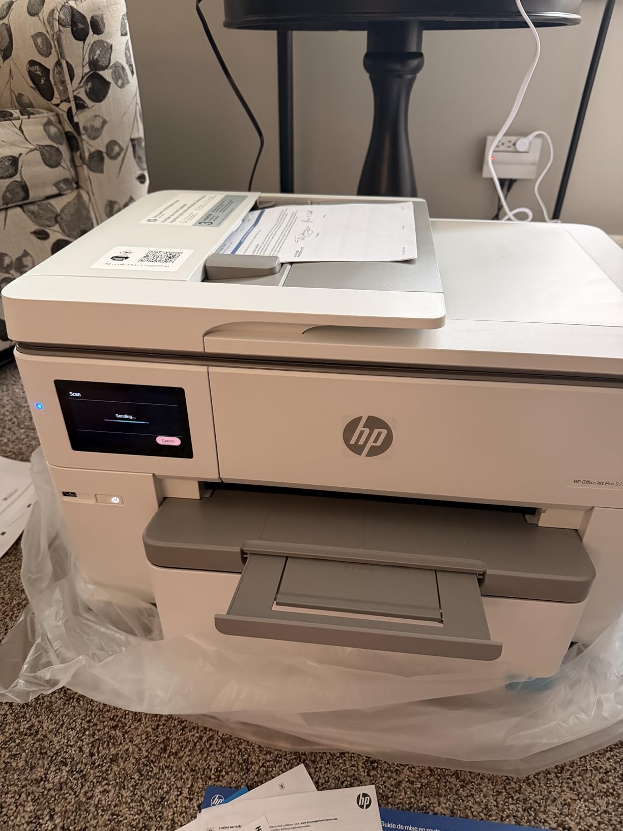 HP OfficeJet Pro 9730 Wide-Format Wireless All-in-One Color Inkjet Printer, Print, scan, Copy, fax, up to 11x17 ADF, Duplex Print/scan, Best-for-Office, 3 Month Trial of Instant Ink Included(C2WH0A) customer photo 2