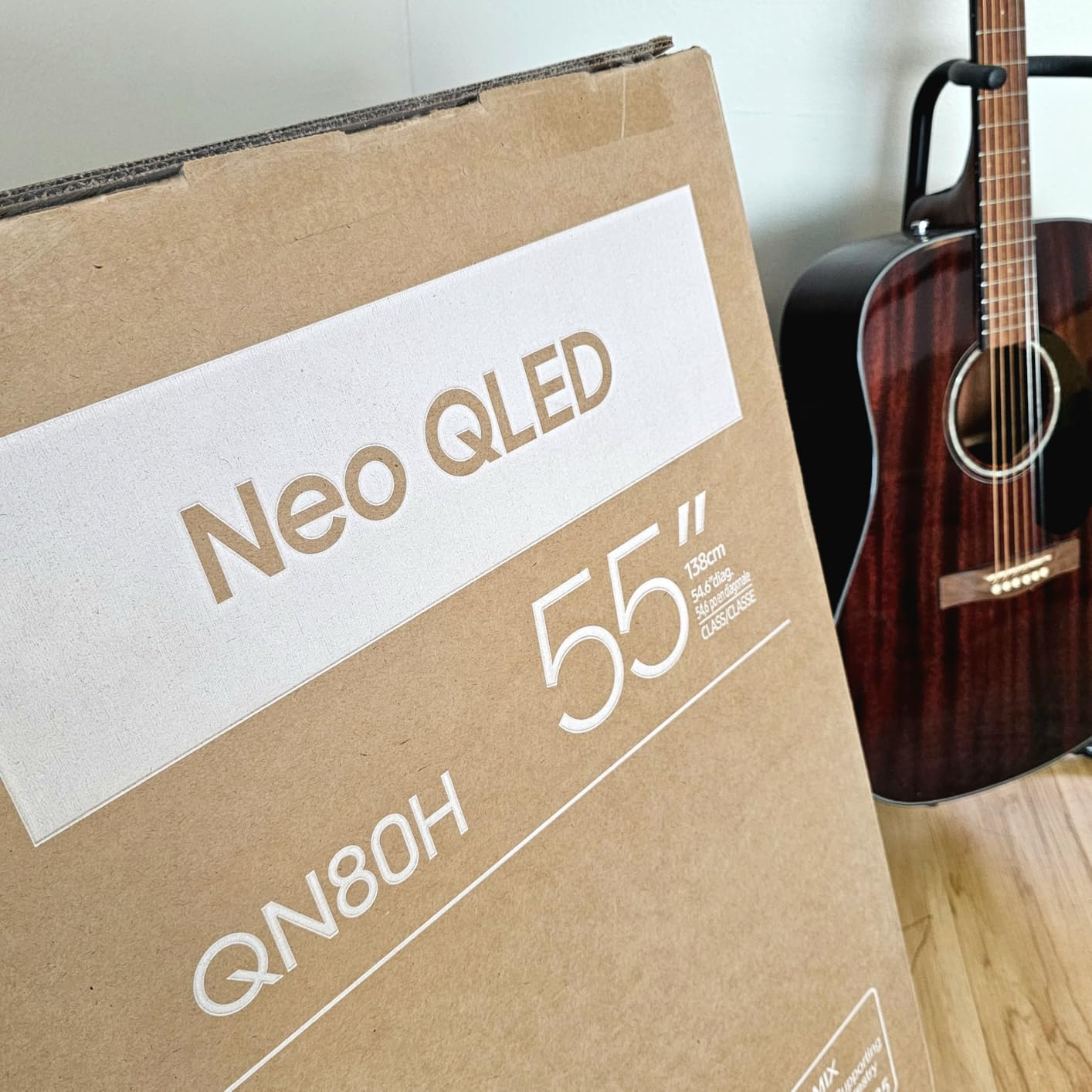 75-Inch Class Neo QLED QN80H Series Samsung Vision AI Smart TV (2026 Model, 75QN80H) Quantum Mini LED Full Array, Motion Xcelerator 144Hz, 4K AI Upscaling, Alexa Built-in customer photo 1