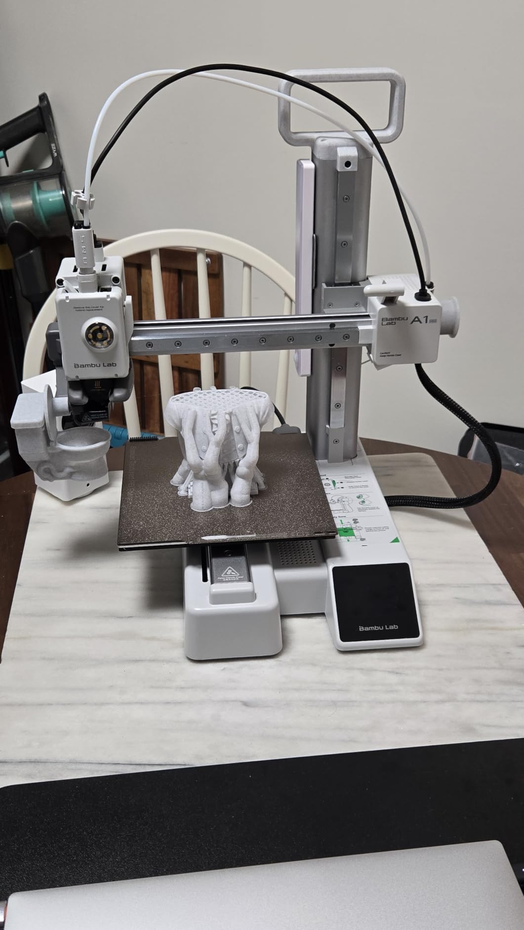 Bambu Lab A1 mini 3D Printer + LED Lamp Kit, Ready-to-Use for Beginners | Beginner-Friendly Ecosystem with MakerWorld Model Library, Full-Auto Calibration & Active Flow Rate Compensation, ≤48 dB Quiet customer photo 2