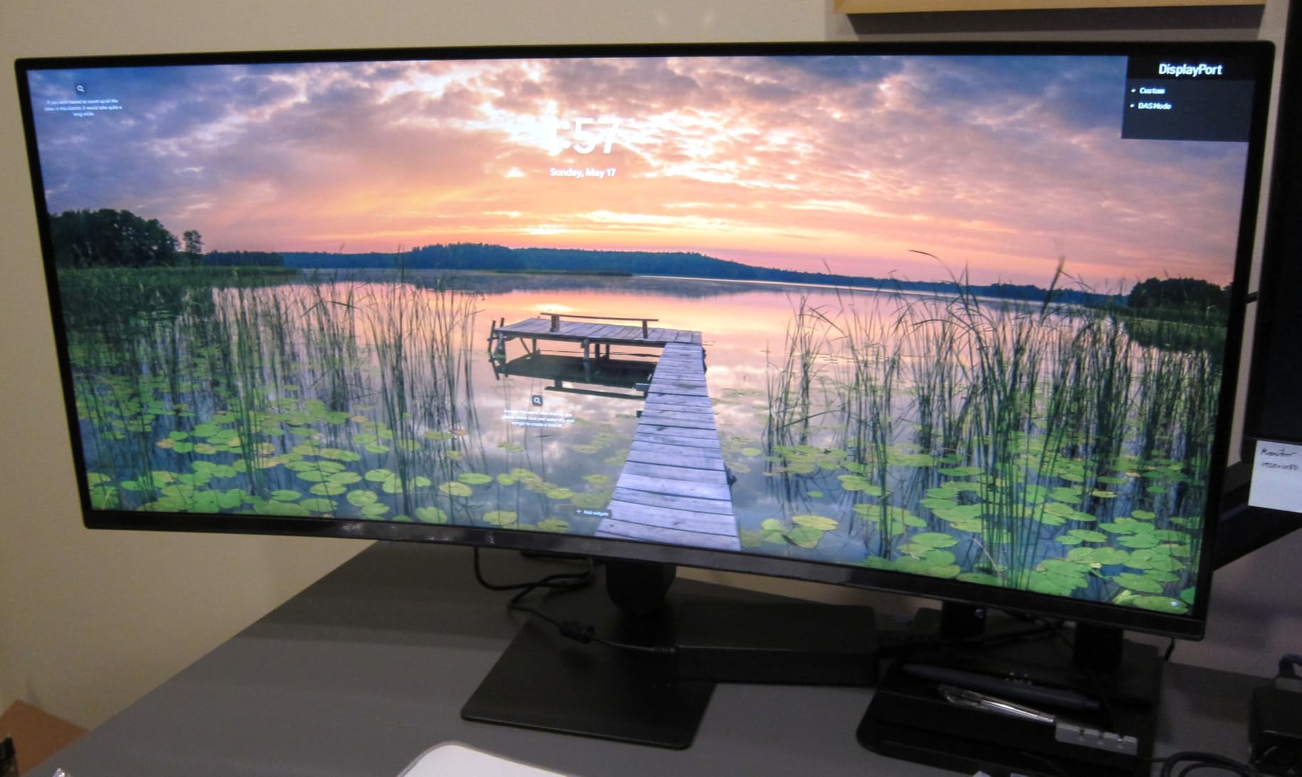 LG 34U640B-B 34-Inch UltraWide 21:9 QHD (3440 x 1440) Curved Professional Computer Monitor, 144Hz, FreeSync Premium, HDR10, HDMI, DisplayPort, USB Type-C PD 65W, Tilt/Height Adjustable Stand, Black customer photo 1