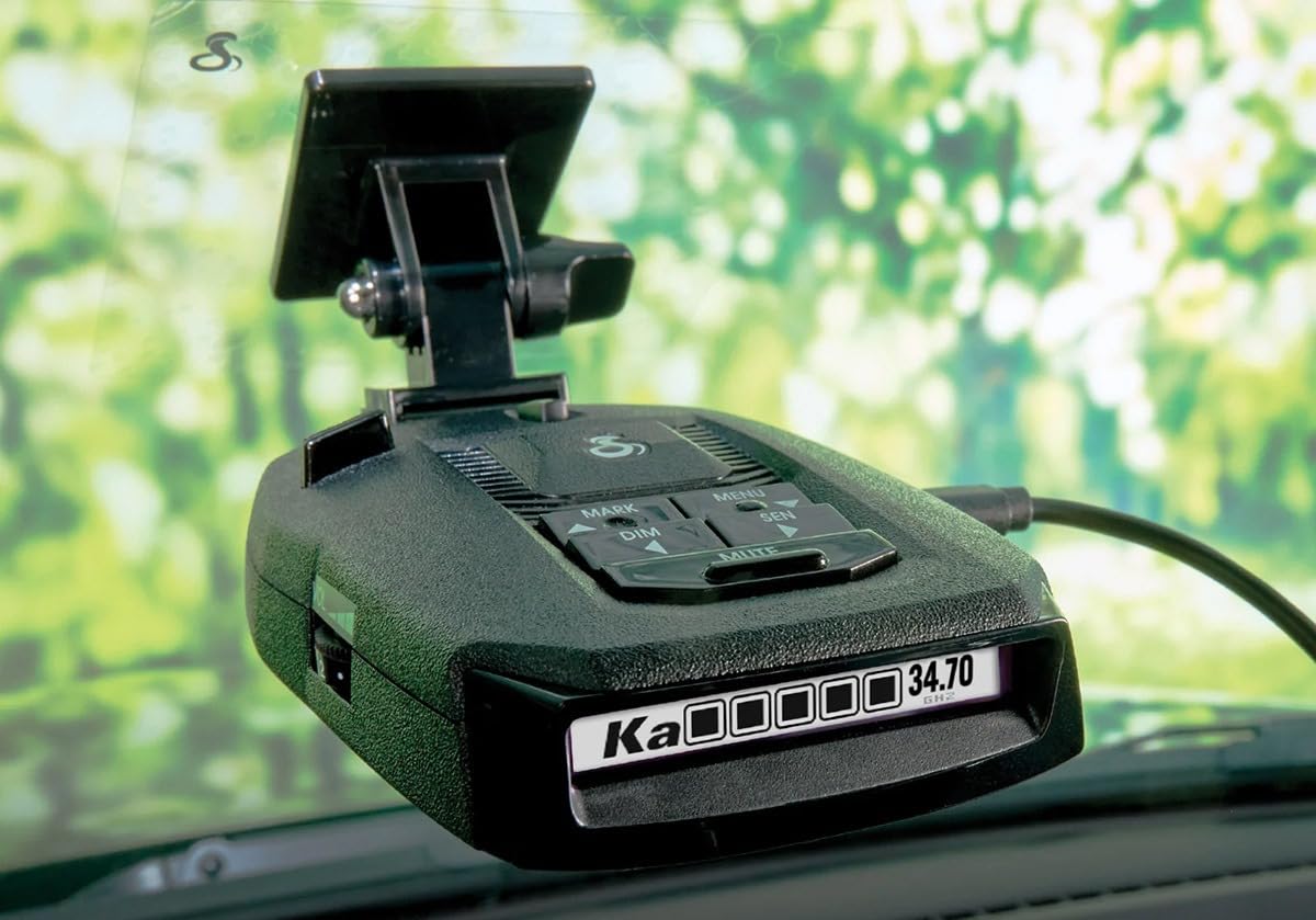 Cobra RAD 490i Laser Radar Detector - New Model with Long Range Detection, Bluetooth, Apple CarPlay and Android Auto Compatible, LaserEye Front and Rear Detection, DSP, Firmware Updatable customer photo 1