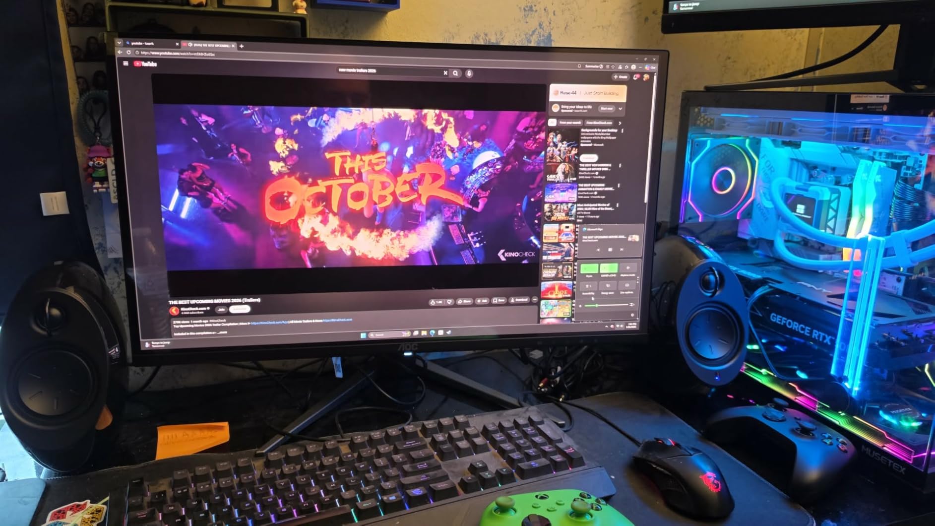 AOC 27 Inch OLED Gaming Monitor (QD-OLED), 1440p QHD 2560x1440, 240Hz, 0.03ms, HDMI 2.1, G-SYNC Compatible, HDR True Black, Height Adjustable Stand, USB Hub, Q27GAZDV customer photo 1