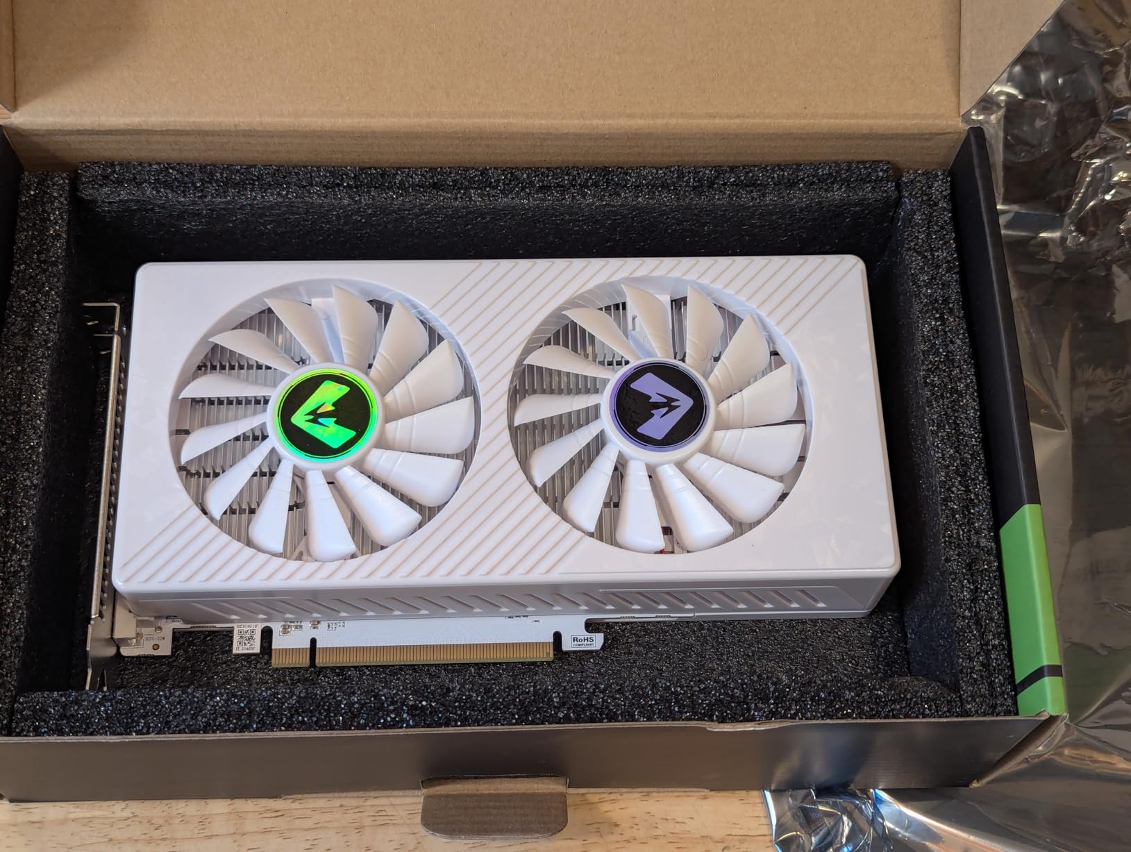 MOUGOL AMD Radeon RX 580 Gaming Graphics Card, 8GB GDDR5 256-Bit, Dual Fan Cooling, HDMI/DP/DVI Video Output, PCI Express X16 3.0, Computer GPU Support Windows 11/10/7 Desktop PC customer photo 1