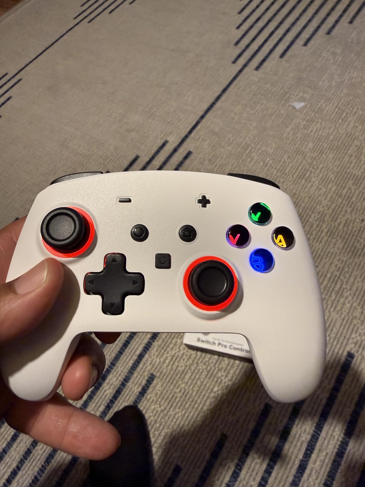 ECHTPower Switch 2 Pro Controller with Hall Effect Joysticks, One-Key Wake-Up for Switch 2, Wireless Controller for Switch 2/Switch/Lite/OLED, Turbo Button, 4 Back Buttons, RGB Lighting, 3.5mm Jack customer photo 1