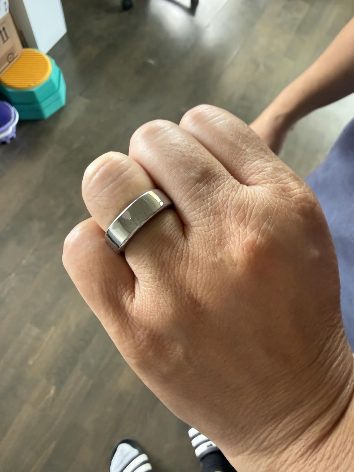 RingConn Gen 3, World's First Smart Ring with Vascular Trends, No App Subscription, Vibration Alerts, Sleep, Fitness & Heart Rate, 14-Day Battery Life, Size Before You Buy(Size 14, Matte Black) customer photo 2
