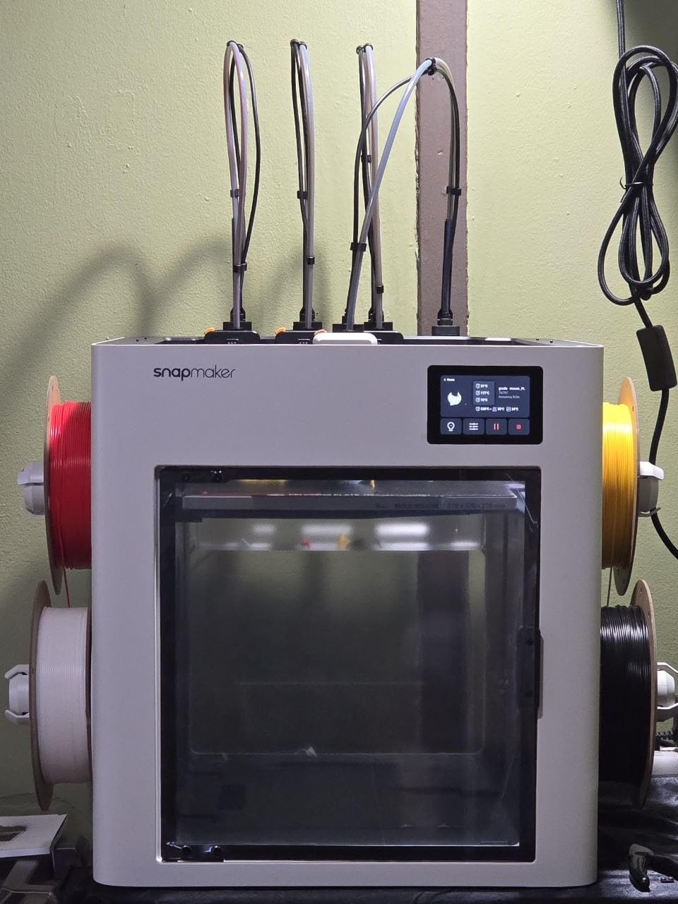 Snapmaker U1 3D Printer,4-Toolhead with 5s Toolchanger,Multi-Color Printing | 5X Fast Printing,Minimal Purge,Multi-Material Printing,Smart Calibration,Model Library,Beginner Friendly,Auto Filament System customer photo 2