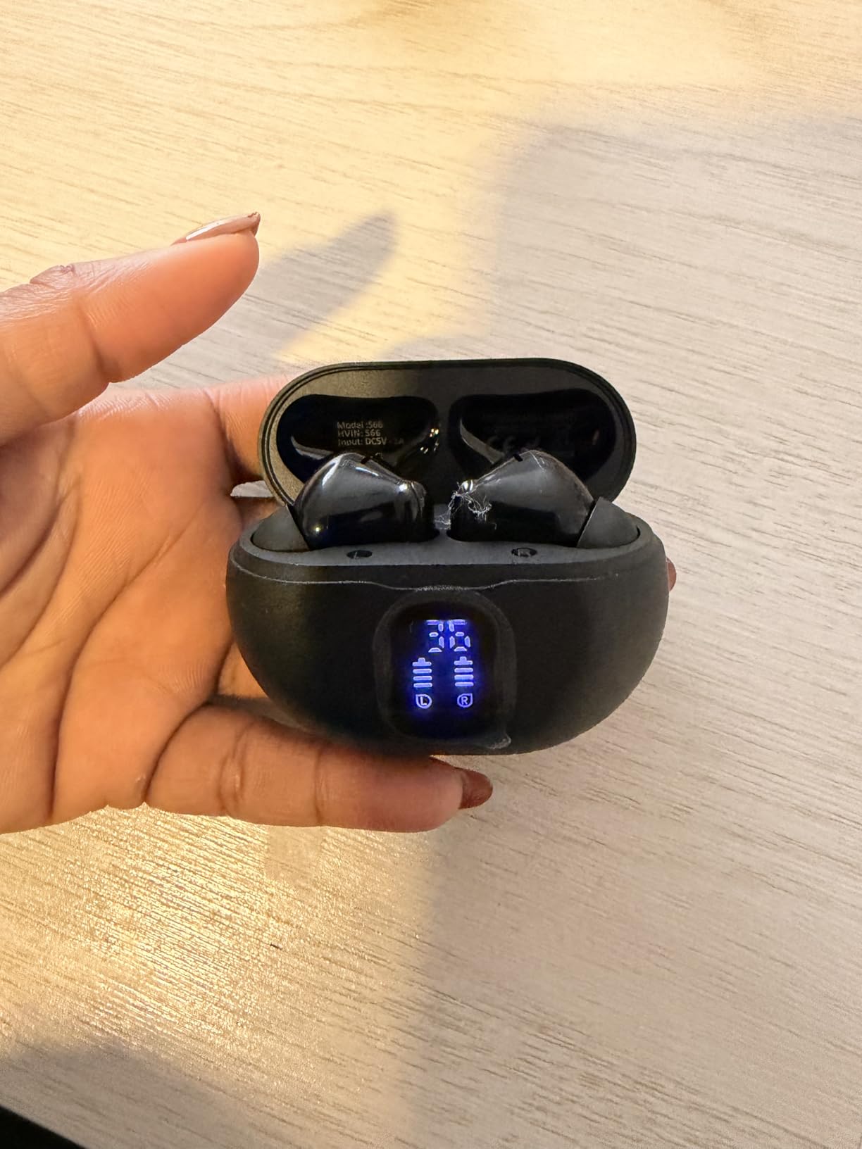 Wireless Earbuds, Bluetooth 5.4 Headphones with 50H Playback, Deep Bass Stereo Ear Buds Clear Calls with LED Power Display, IPX7 Waterproof, in-Ear Earphones with Mic customer photo 2
