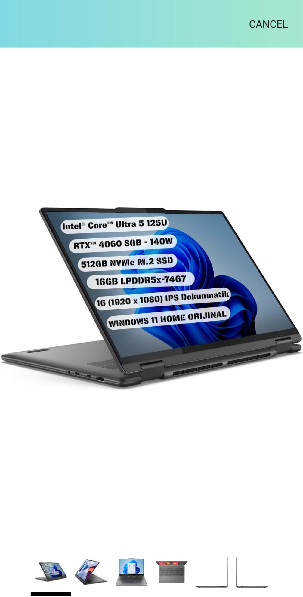 Lenovo Business Laptop with Copilot AI 2026 Edition, Intel 13th Gen i5-13420H, 16GB DDR5, 512GB SSD, 16