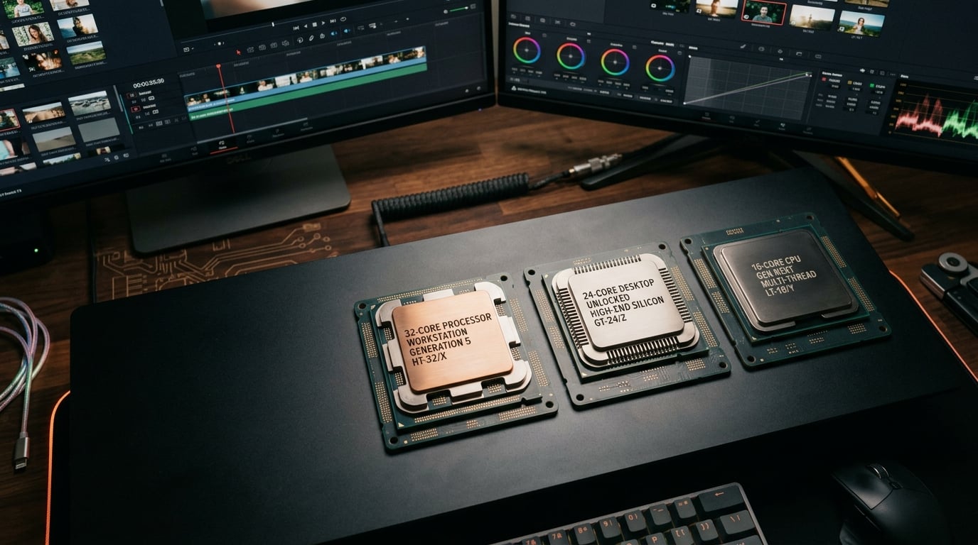 Best CPUs for Video Editing