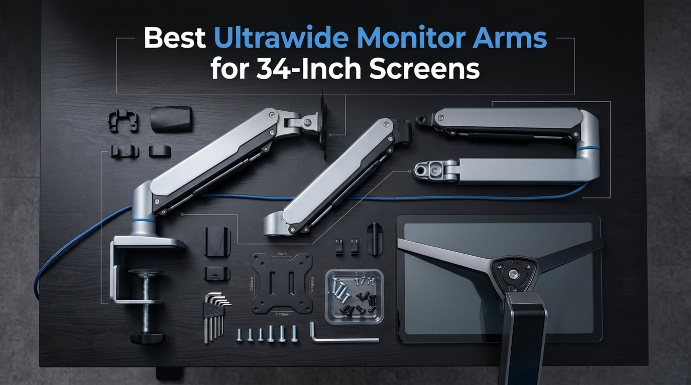 11 Best Ultrawide Monitor Arms for 34-Inch Screens (August 2026) Tested & Ranked