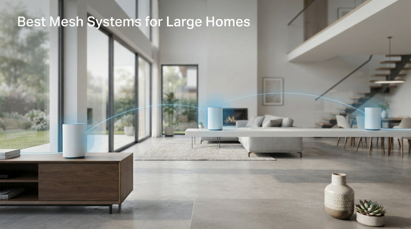 10 Best Mesh Systems for Large Homes (August 2026)