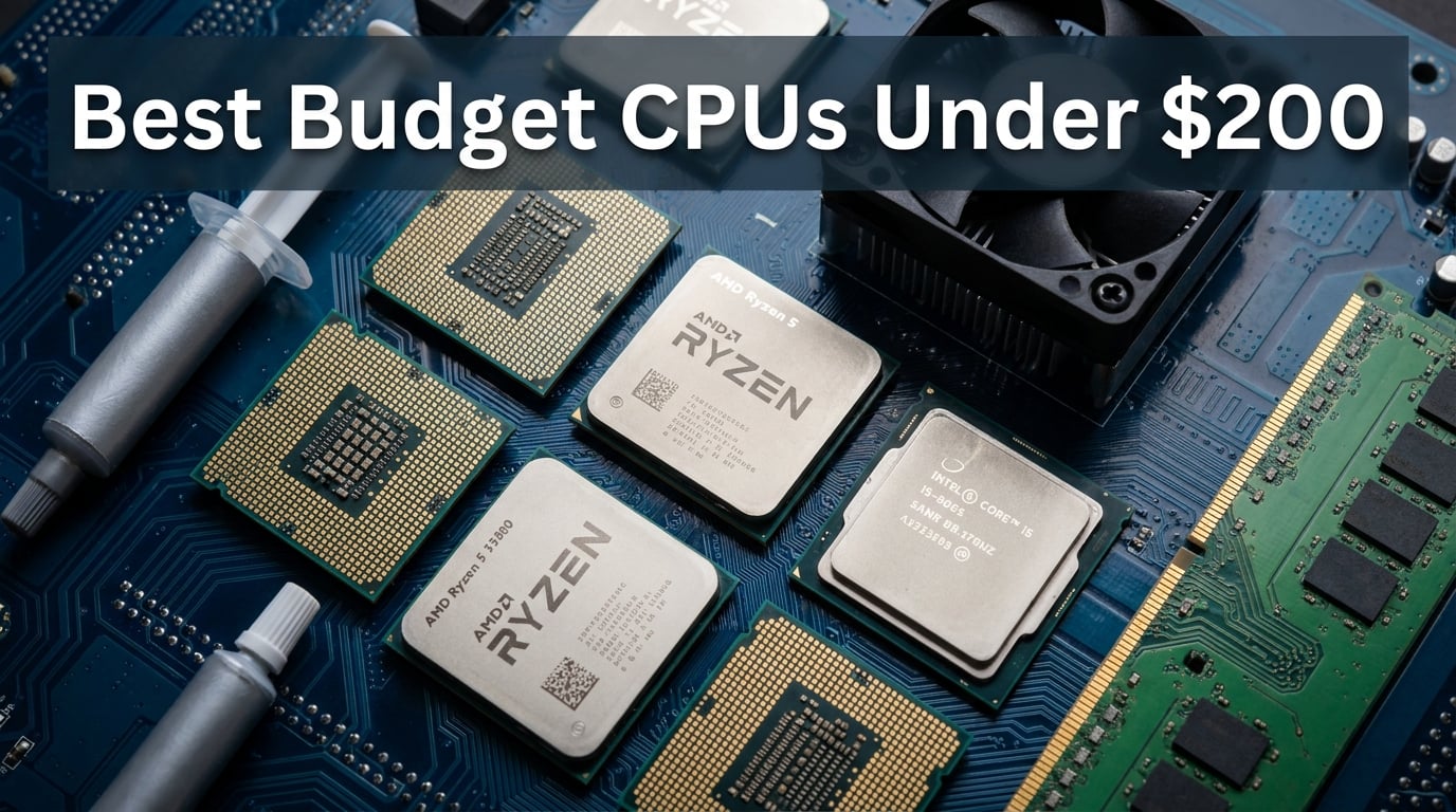 10 Best Budget CPUs Under $200 (August 2026) Tested and Ranked
