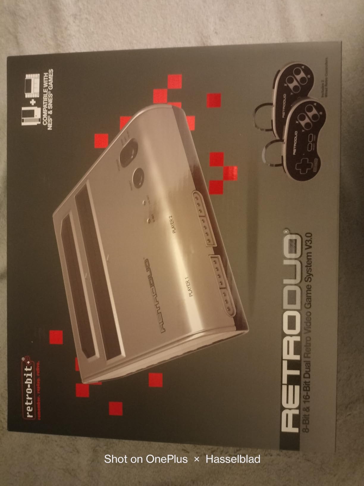 Retro-Bit Retro Duo 2 in 1 Console System - for Original NES/SNES - Black | Play Original NES and SNES Games and Accessories customer photo 1