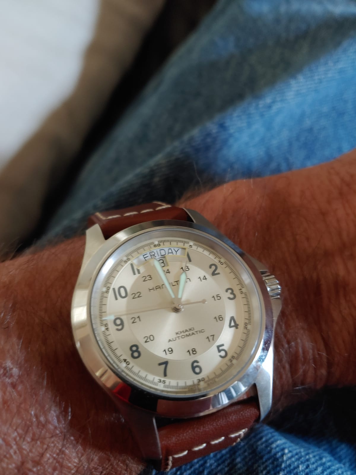 Hamilton Khaki Field King Automatic Men's Watch, 40mm Stainless Steel Case customer photo 2