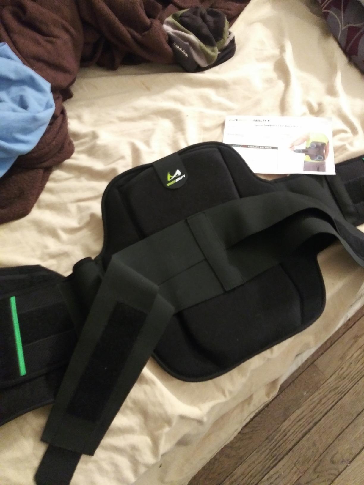 BraceAbility LSO Back Brace for Women and Men - Medical-Grade Lumbar Brace for Herniated Disc, Sciatica, Spinal Stenosis, Spondylolisthesis, Post-Surgery Recovery, Hot and Cold Therapy (L) customer photo 2