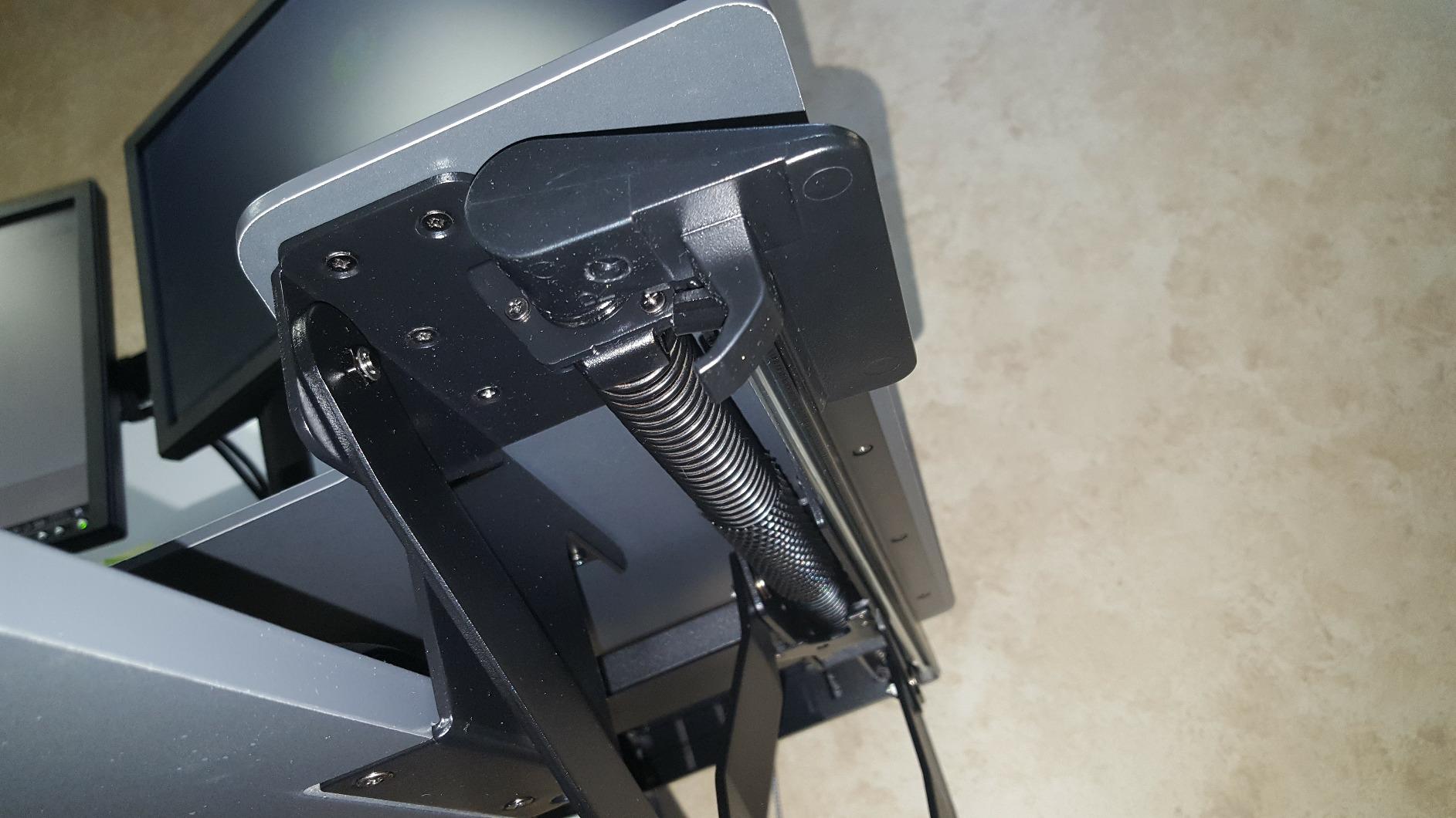Ergotron - WorkFit-TL Standing Desk Converter, Dual Monitor Sit Stand Desk Riser for Tabletops - 37.5 Inch Width, Black customer photo 2