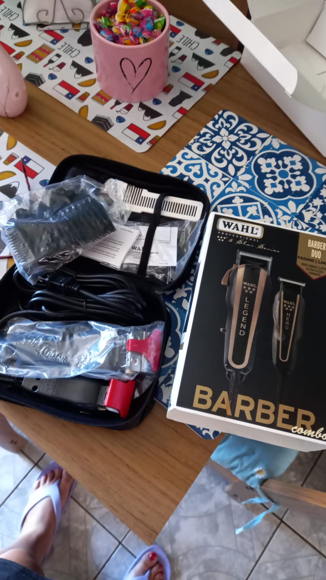 Wahl Professional 5 Star Barber Combo, Corded Legend Clipper & Hero Trimmer, V9000 Clipper Motor & Rotary T-Blade Trimmer customer photo 1