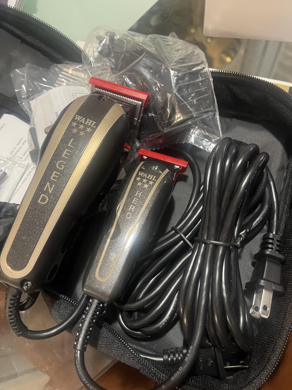 Wahl Professional 5 Star Barber Combo, Corded Legend Clipper & Hero Trimmer, V9000 Clipper Motor & Rotary T-Blade Trimmer customer photo 2