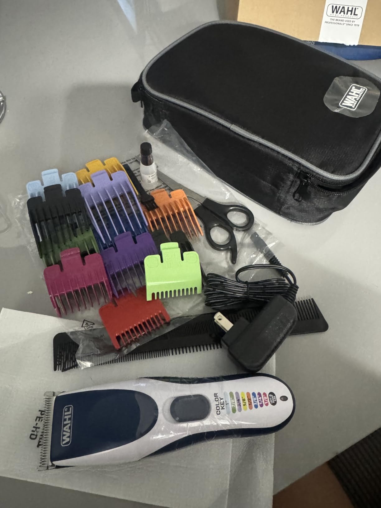 Wahl Color Pro Cordless Rechargeable Hair Clipper & Trimmer, Color Guards, Cordless At-Home Haircuts For Men, Women & Children customer photo 2