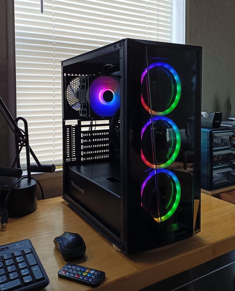 upHere 120mm RGB Case Fan, Quiet Edition High Airflow LED Case Fan for PC Cases - 3 Pack, RGB123-3 customer photo 1