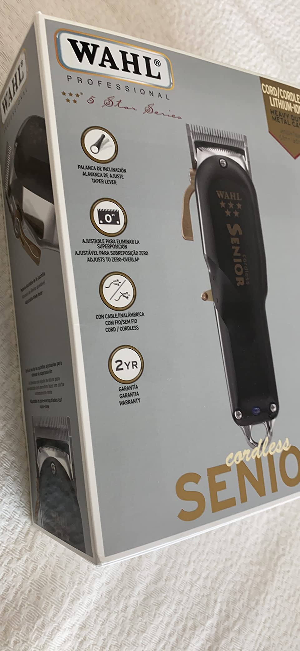 Wahl Professional 5 Star Cordless Senior Clipper, Precision Fade Blades with Zero-Overlap 2191 Blade & Rotary Motor, 80 Min Runtime customer photo 1