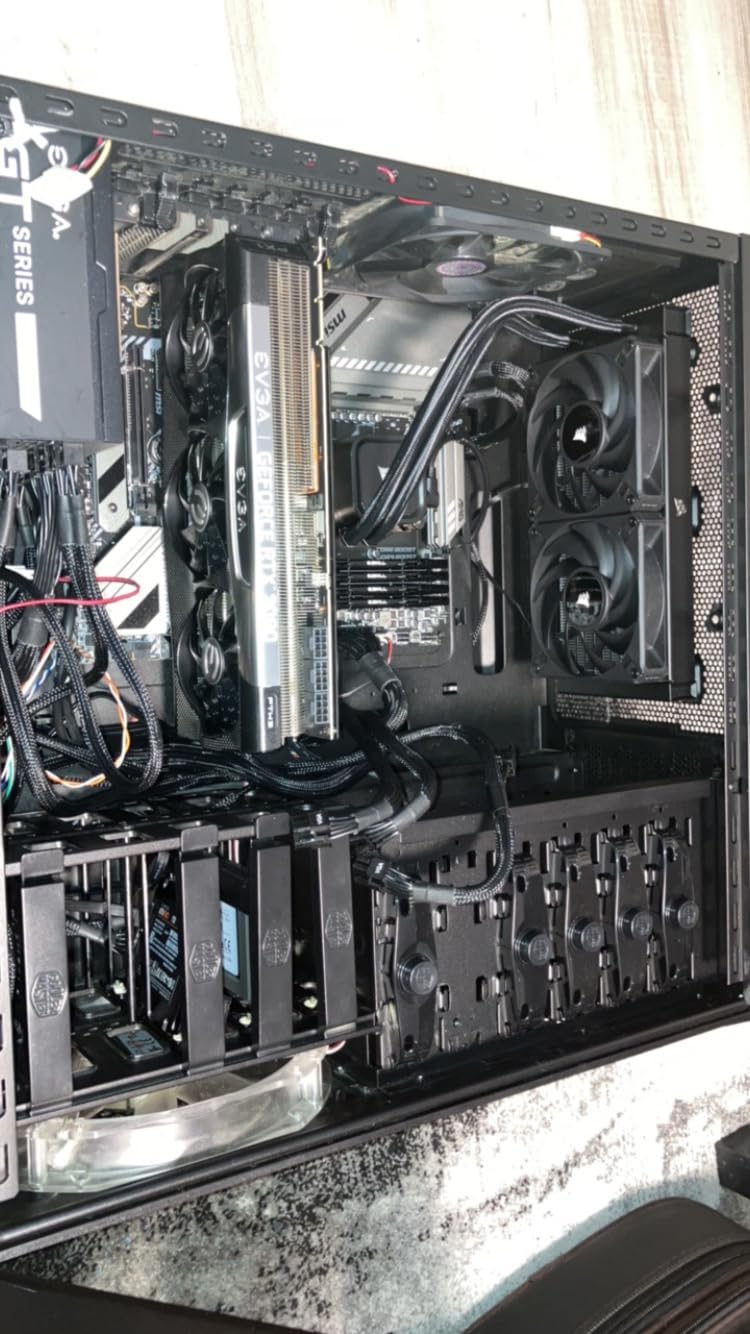 Graphics Card GPU Brace Support, Video Card Sag Holder Bracket, GPU Stand, Anodized Aerospace Aluminum (Black) customer photo 1