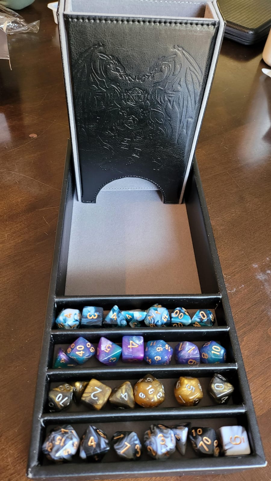 Forged Dice Co. Citadel Dice Tray and Dice Tower - DnD Dice Tray, Dice Box Storage for Dice and Removable Dice Tower - 3 in 1 Dice Rolling Tray, Storage and Tower - Perfect for RPG and Tabletop Gaming customer photo 1