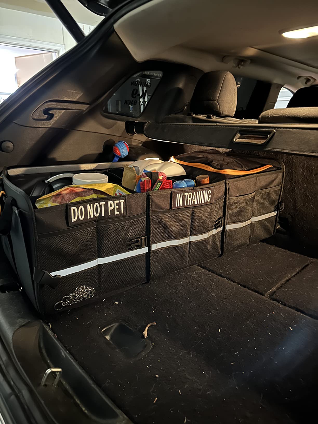 HEYTRIP Large Trunk Organizer With Built-in Leakproof Cooler Bag, 2 Tie-Down Straps, 4 Removable Dividers, Foldable Cover, Built with 2mm PE Board customer photo 1
