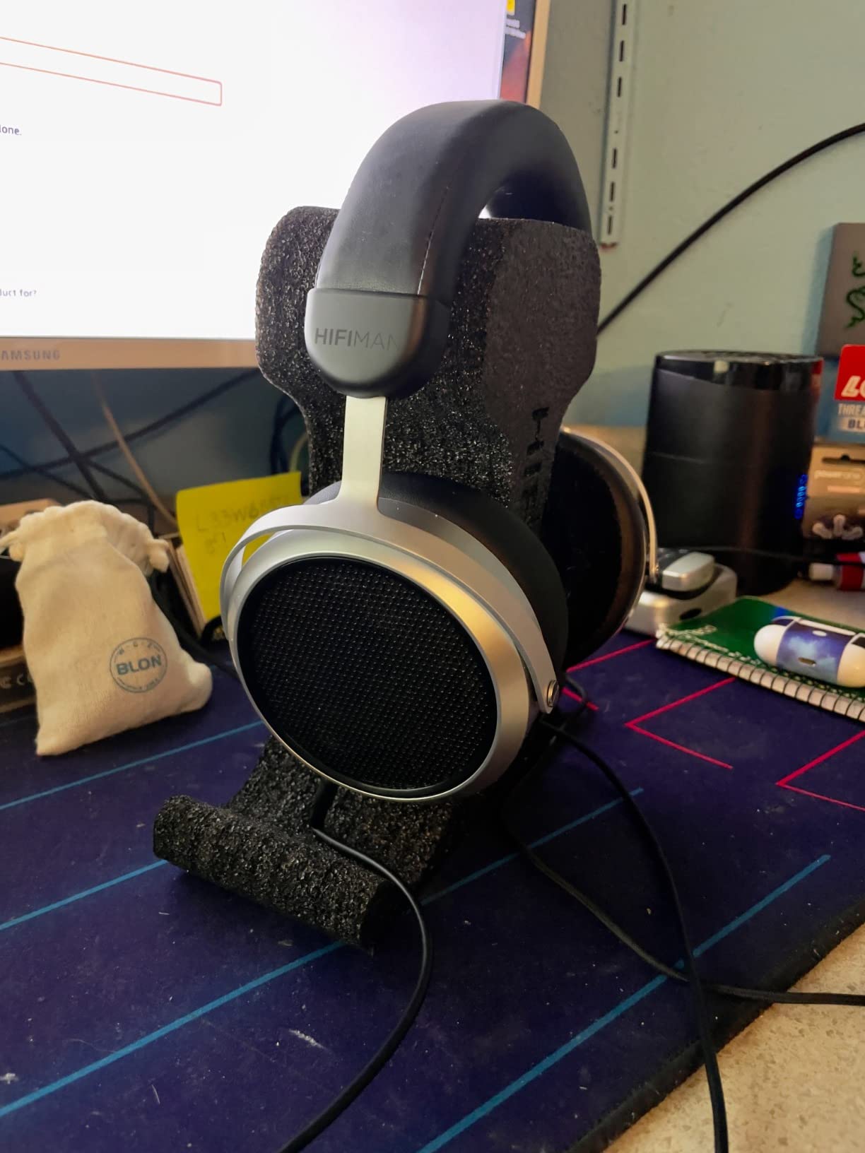 HIFIMAN HE400SE Stealth Magnets Version Over-Ear Open-Back Full-Size Planar Magnetic Wired Headphones customer photo 1
