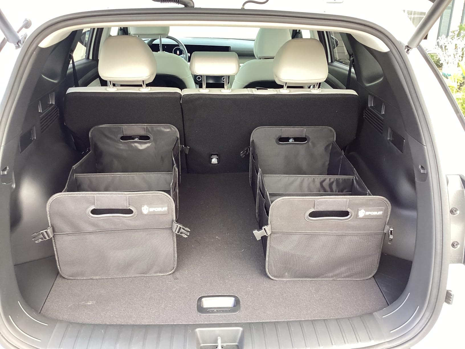 Sposuit Trunk Organizer for Car - 70L Collapsible Sturdy Car Storage, Black | 11 Pockets & Reinforced Handles, Large Capacity, SUV Trunk Organizers for Grocery Cargo, Non-Slip Bottom customer photo 1