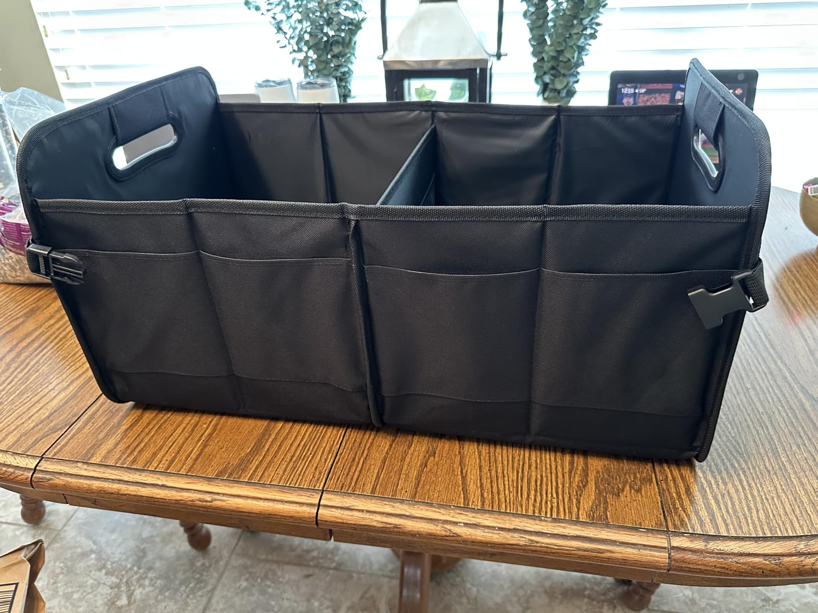 Sposuit Trunk Organizer for Car - 70L Collapsible Sturdy Car Storage, Black | 11 Pockets & Reinforced Handles, Large Capacity, SUV Trunk Organizers for Grocery Cargo, Non-Slip Bottom customer photo 2