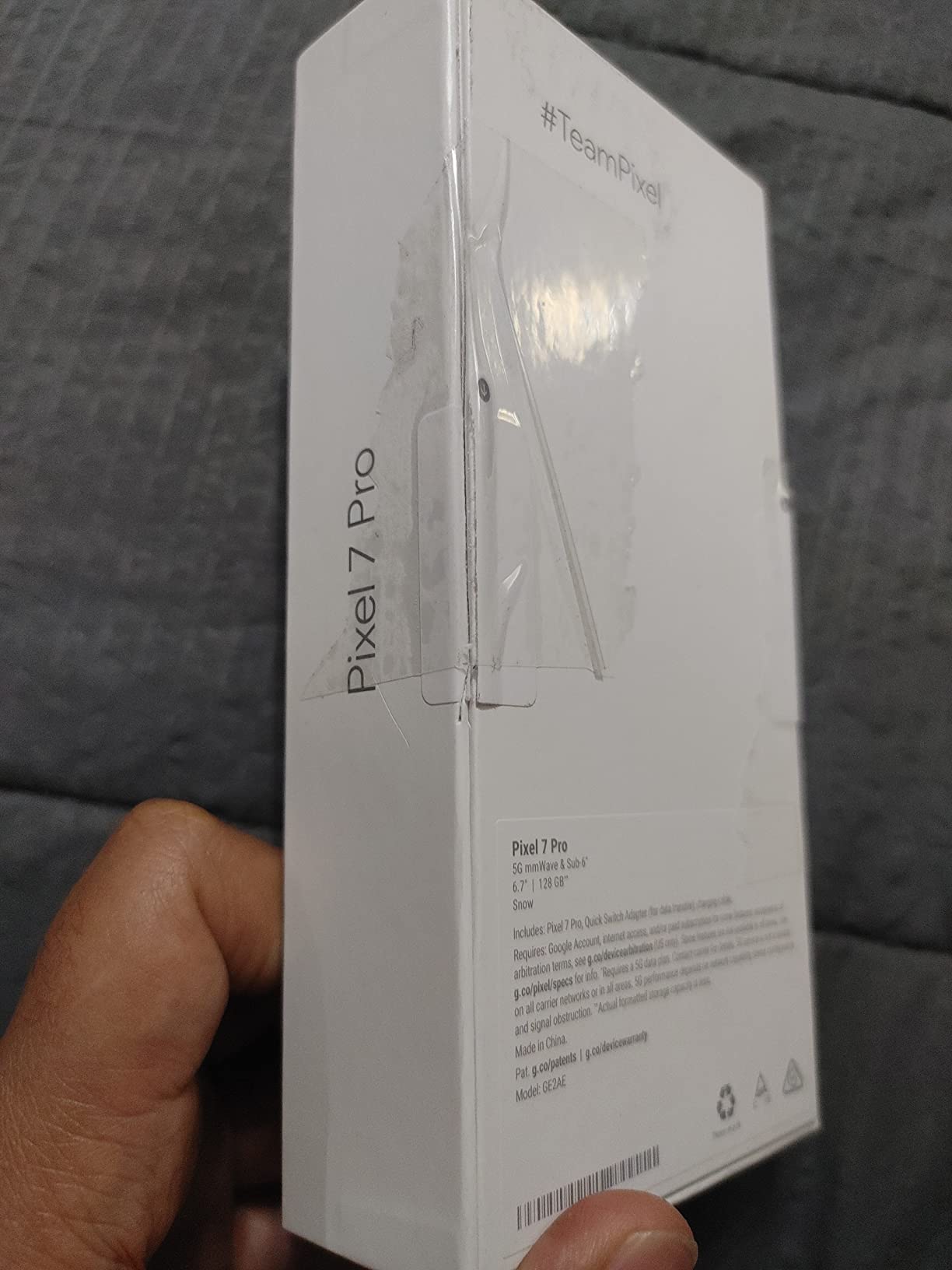 Google Pixel 7 Pro - 5G Android Phone - Unlocked Smartphone with Telephoto, Wide Angle Lens, and 24-Hour Battery - 128GB - Snow customer photo 1