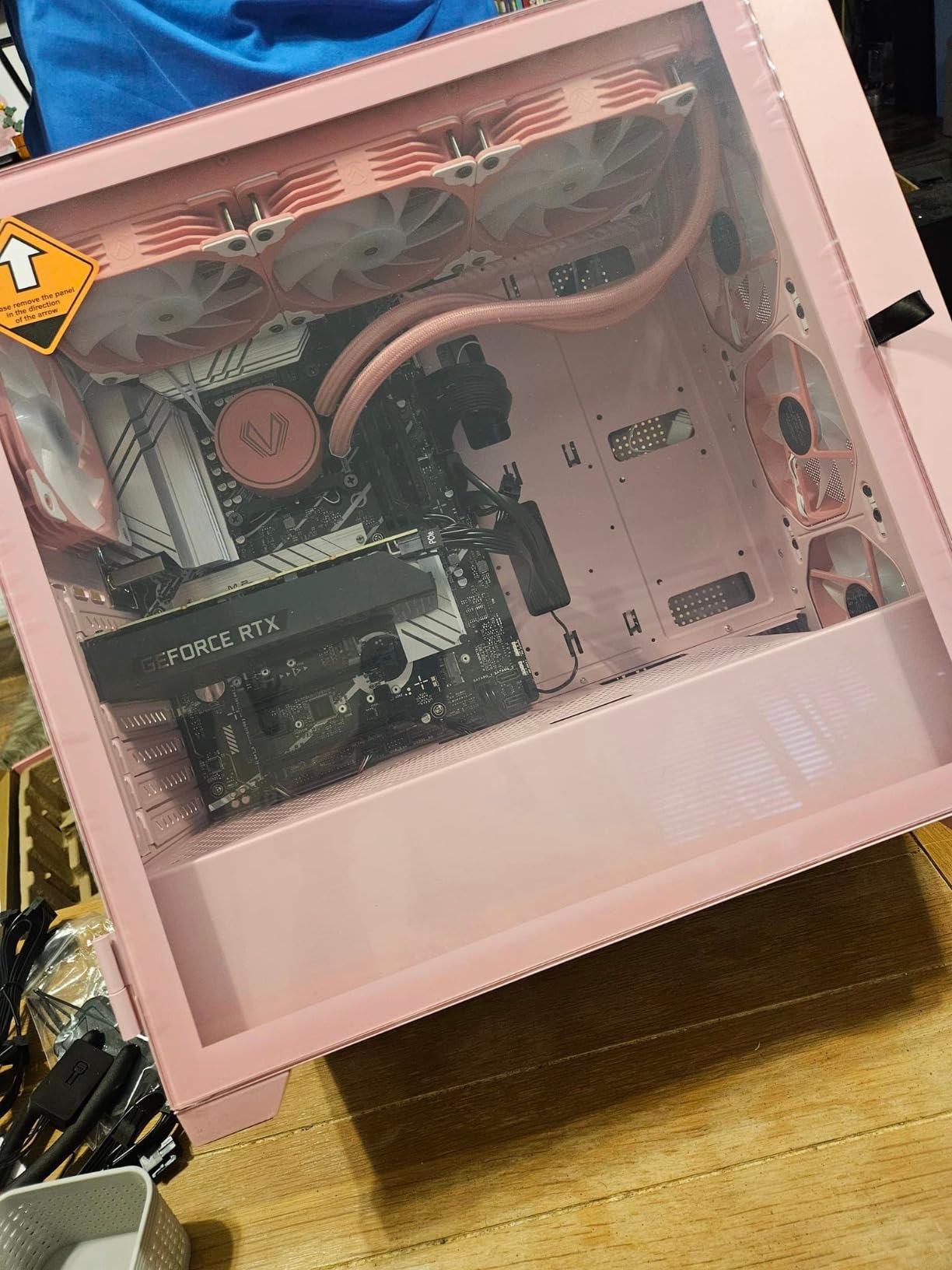 Corsair RM1000x Shift Fully Modular ATX Power Supply - Modular Side Interface - ATX 3.1 & PCIe 5.1 Compliant - Zero RPM Fan Mode - 105°C-Rated Capacitors - 80 Plus Gold Efficiency - Black customer photo 1