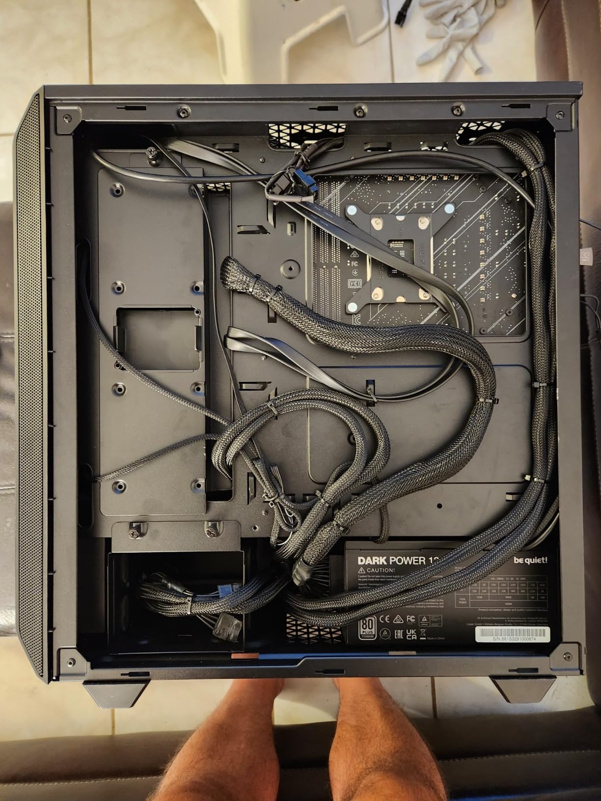 be quiet! Dark Power 13 1000W, ATX 3.1, PCIe 5.0, 80+ Titanium Power Supply - Frameless Silent Wings Fan, Overclocking Key, Full Bridge LLC, Active Rectifier, Japanese 105°C Capacitors, 10-Year Warranty customer photo 1