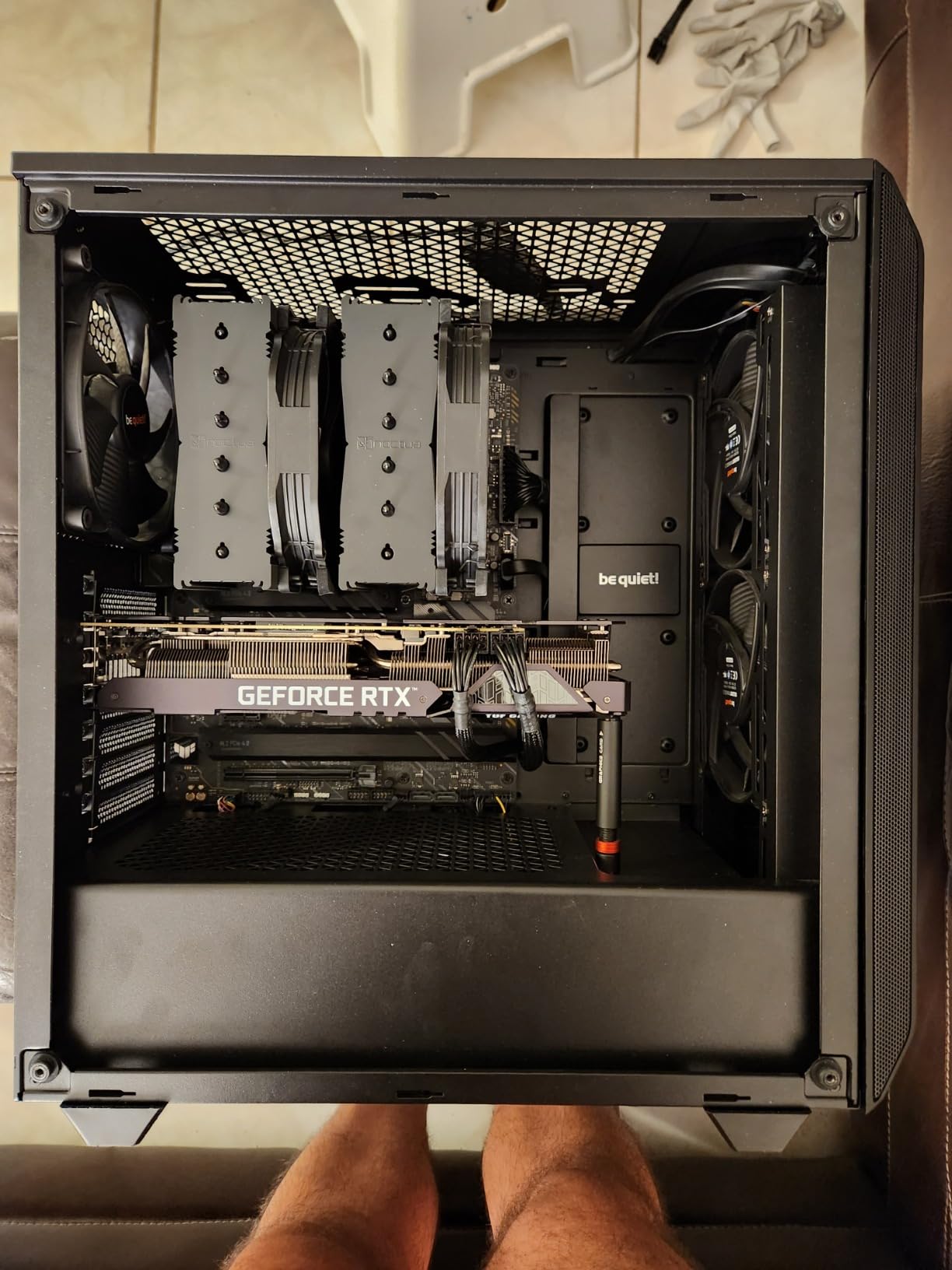 be quiet! Dark Power 13 1000W, ATX 3.1, PCIe 5.0, 80+ Titanium Power Supply - Frameless Silent Wings Fan, Overclocking Key, Full Bridge LLC, Active Rectifier, Japanese 105°C Capacitors, 10-Year Warranty customer photo 2