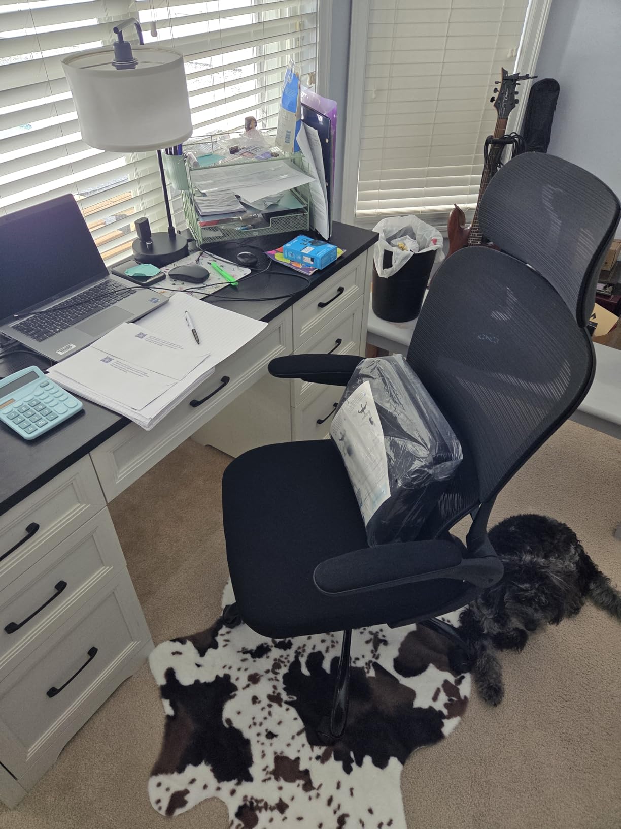TRALT Office Chair Ergonomic Desk Chair - Gaming Chair with Lumbar Support | 330 LBS Home Office Desk Chairs with Headrest, Reading Chair with Flip-up Armrests, Comfortable Computer Chairs (1, Black) customer photo 2