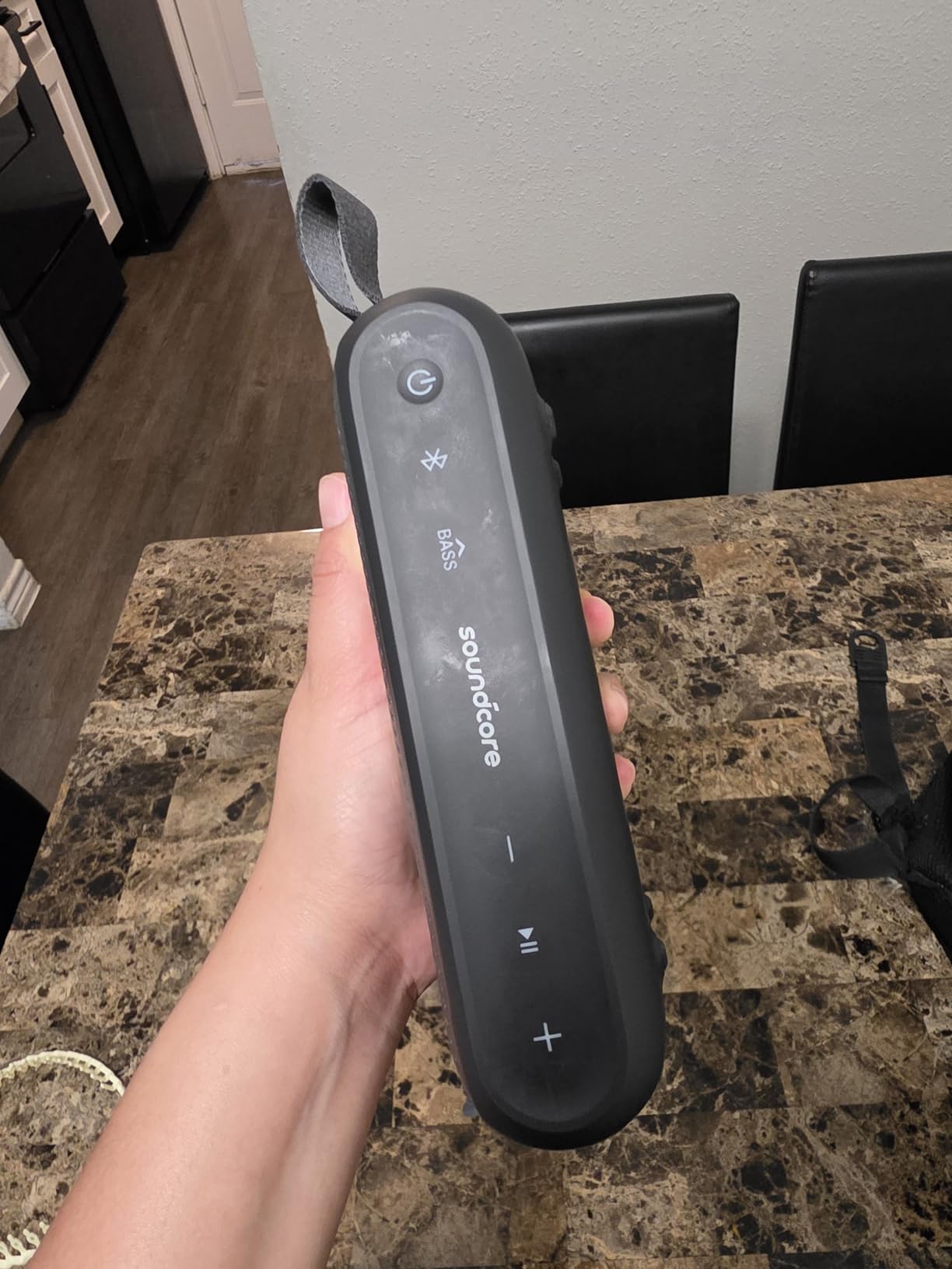 Soundcore Motion 300 by Anker, Bluetooth Speaker, Wireless Hi-Res Portable Speaker, IPX7 Waterproof, BassUp, Bluetooth 5.3, 30W Stereo Sound, 13H Playtime for Home, Shower, Outdoor, and Travel - Blue customer photo 2