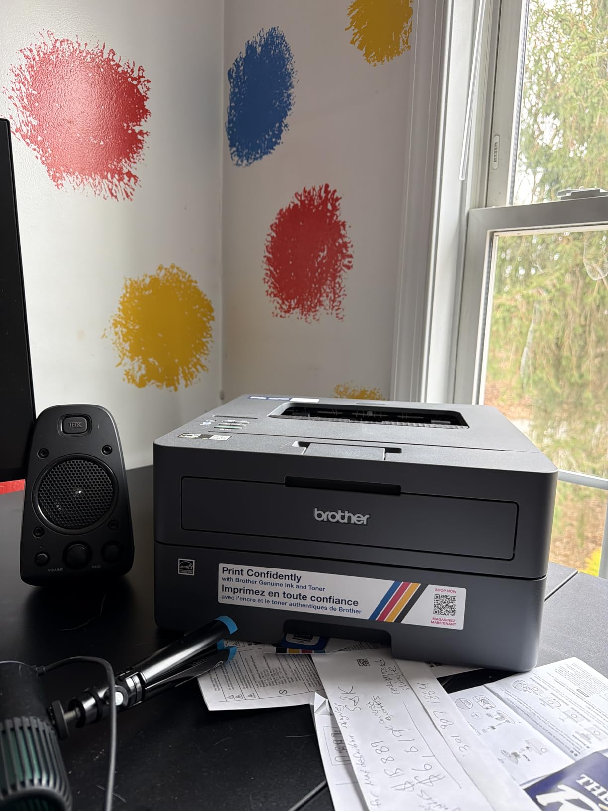 Brother HL-L2405W Wireless Compact Monochrome Laser Printer with Mobile Printing, Black & White Output | Works with Alexa customer photo 2
